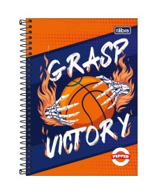 imagem principal do produto Caderno Espiral Capa Dura 1/4 Pepper Masculino 80 Folhas