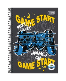 imagem principal do produto Caderno Espiral Capa Dura 1/4 Pepper Masculino 80 Folhas