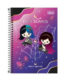 imagem principal do produto Caderno Espiral Capa Dura 1/4 Plush Poison 80 Folhas