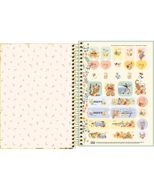 imagem de detalhe produto Caderno Espiral Capa Dura 1/4 Pooh 80 Folhas