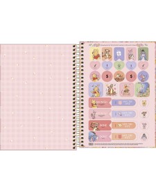 imagem de detalhe produto Caderno Espiral Capa Dura 1/4 Pooh 80 Folhas