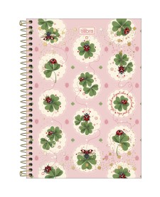 imagem principal do produto Caderno Espiral Capa Dura 1/4 Scarlet 80 Folhas