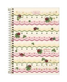 imagem principal do produto Caderno Espiral Capa Dura 1/4 Scarlet 80 Folhas