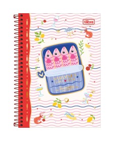 imagem principal do produto Caderno Espiral Capa Dura 1/4 Seamalfi 80 Folhas