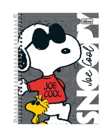 imagem principal do produto Caderno Espiral Capa Dura 1/4 Snoopy 80 Folhas
