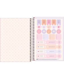 imagem de detalhe produto Caderno Espiral Capa Dura 1/4 Soho 80 Folhas