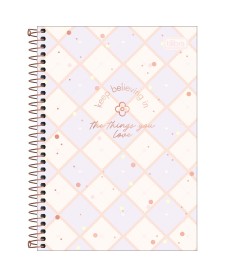 imagem principal do produto Caderno Espiral Capa Dura 1/4 Soho 80 Folhas