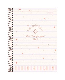 imagem principal do produto Caderno Espiral Capa Dura 1/4 Soho 80 Folhas