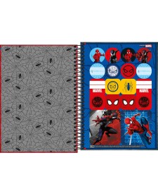 imagem de detalhe produto Caderno Espiral Capa Dura 1/4 Spider-Man 80 Folhas