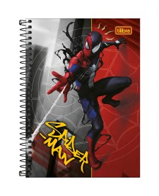 imagem principal do produto Caderno Espiral Capa Dura 1/4 Spider-Man 80 Folhas