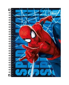 imagem principal do produto Caderno Espiral Capa Dura 1/4 Spider-Man 80 Folhas