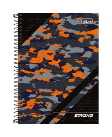 imagem principal do produto Caderno Espiral Capa Dura 1/4 Strong 80 Folhas