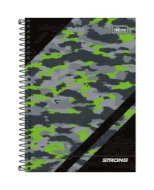 imagem principal do produto Caderno Espiral Capa Dura 1/4 Strong 80 Folhas