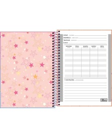 imagem de detalhe produto Caderno Espiral Capa Dura 1/4 West Girl 80 Folhas