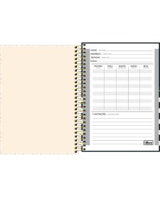 imagem de detalhe produto Caderno Espiral Capa Dura 1/4 West Village 80 Folhas