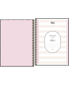 imagem de detalhe produto Caderno Espiral Capa Dura 1/4 West Village 80 Folhas