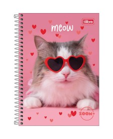 imagem principal do produto Caderno Espiral Capa Dura 1/4 Zoom+ Feminino 96 Folhas