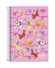 imagem principal do produto Caderno Espiral Capa Dura 1/4 Zoom+ Feminino 96 Folhas