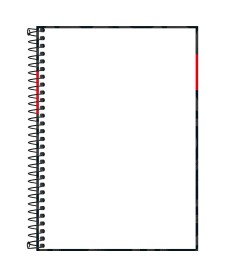 imagem de detalhe produto Caderno Espiral Capa Dura 1/4 Zoom+ Masculino 200 Folhas