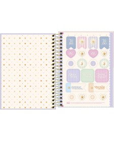 imagem de detalhe produto Caderno Espiral Capa Dura 1/8 Linea 80 Folhas