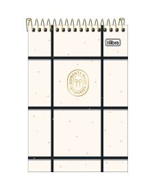 imagem principal do produto Caderno Espiral Capa Dura Ao Alto 1/4 West Village 80 Folhas
