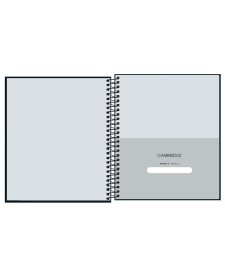 imagem de detalhe produto Caderno Espiral Capa Dura Book 1 Matéria Cambridge 80 Folhas