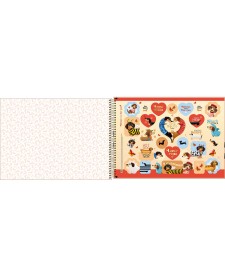 imagem de detalhe produto Caderno Espiral Capa Dura Cartografia Brownie 80 Folhas