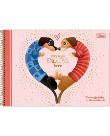 imagem principal do produto Caderno Espiral Capa Dura Cartografia Brownie 80 Folhas