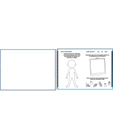 imagem de detalhe produto Caderno Espiral Capa Dura Cartografia e Desenho Kids 48 Folhas