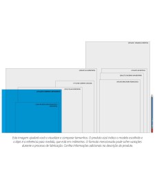 imagem de detalhe produto Caderno Espiral Capa Dura Cartografia e Desenho Lunix 60 Folhas