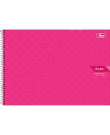 imagem principal do produto Caderno Espiral Capa Dura Cartografia e Desenho Lunix 60 Folhas