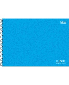 imagem principal do produto Caderno Espiral Capa Dura Cartografia e Desenho Lunix 60 Folhas