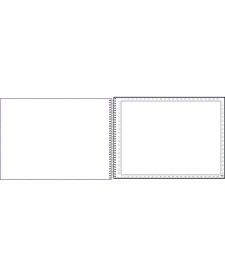 imagem de detalhe produto Caderno Espiral Capa Dura Cartografia e Desenho Milimetrado Lunix 60 Folhas