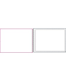 imagem de detalhe produto Caderno Espiral Capa Dura Cartografia e Desenho Milimetrado Lunix 60 Folhas