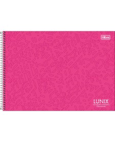 imagem principal do produto Caderno Espiral Capa Dura Cartografia e Desenho Milimetrado Lunix 60 Folhas