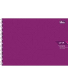 imagem principal do produto Caderno Espiral Capa Dura Cartografia e Desenho Milimetrado Lunix 60 Folhas
