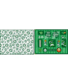 imagem de detalhe produto Caderno Espiral Capa Dura Cartografia Palmeiras 80F