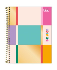 imagem principal do produto Caderno Espiral Capa Dura Colegial 1 Matéria Be Nice 80 Folhas