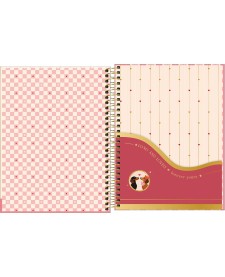 imagem de detalhe produto Caderno Espiral Capa Dura Colegial 1 Matéria Brownie 60 Folhas