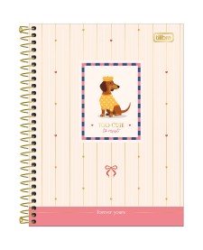 imagem principal do produto Caderno Espiral Capa Dura Colegial 1 Matéria Brownie 60 Folhas