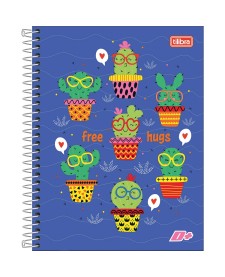 imagem principal do produto Caderno Espiral Capa Dura Colegial 1 Matéria D+ 96 Folhas