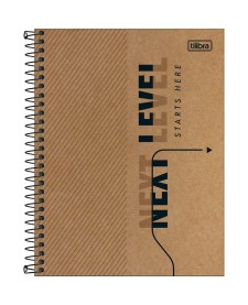 imagem principal do produto Caderno Espiral Capa Dura Colegial 1 Matéria Kraftwork 80 Folhas