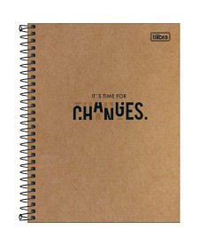 imagem principal do produto Caderno Espiral Capa Dura Colegial 1 Matéria Kraftwork 80 Folhas