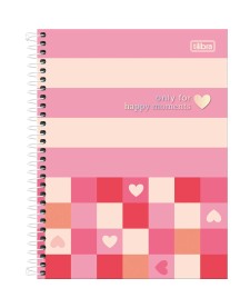 imagem principal do produto Caderno Espiral Capa Dura Colegial 1 Matéria Melrose 60 Folhas