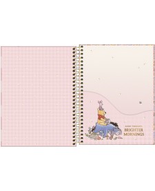 imagem de detalhe produto Caderno Espiral Capa Dura Colegial 1 Matéria Pooh 80 Folhas