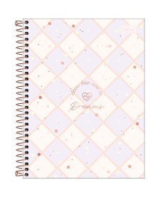 imagem principal do produto Caderno Espiral Capa Dura Colegial 1 Matéria Soho 80 Folhas