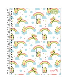 imagem principal do produto Caderno Espiral Capa Dura Colegial 1 Matéria Spice 80 Folhas