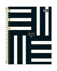 imagem principal do produto Caderno Espiral Capa Dura Colegial 1 Matéria West Village 80 Folhas