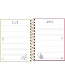 imagem de detalhe produto Caderno Espiral Capa Dura Colegial 10 Matérias Capyclub 120 Folhas