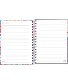 imagem de detalhe produto Caderno Espiral Capa Dura Colegial 10 Matérias D+ 200 Folhas